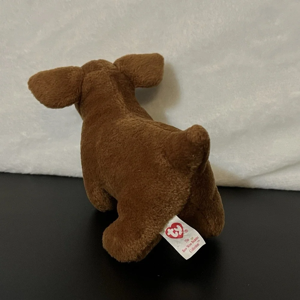 Ty Bow Wow Beanies WEENIE the Weiner Dachshund Dog 8